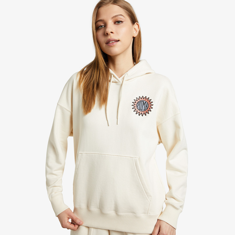 Женская худи PUMA Downtown Relaxed Graphic - фото 1