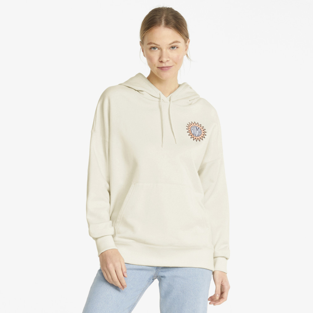 Женская худи PUMA Downtown Relaxed Graphic - фото 2