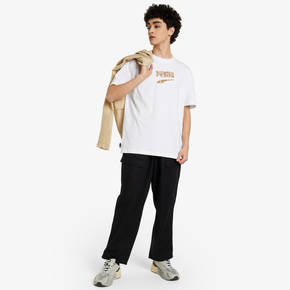 Мужская футболка PUMA Downtown Logo Graphic - фото 3