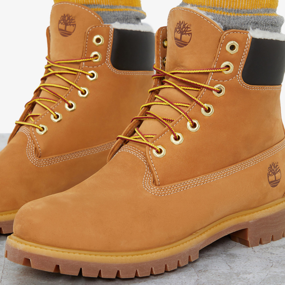 Adidas timberland style store boots with fur