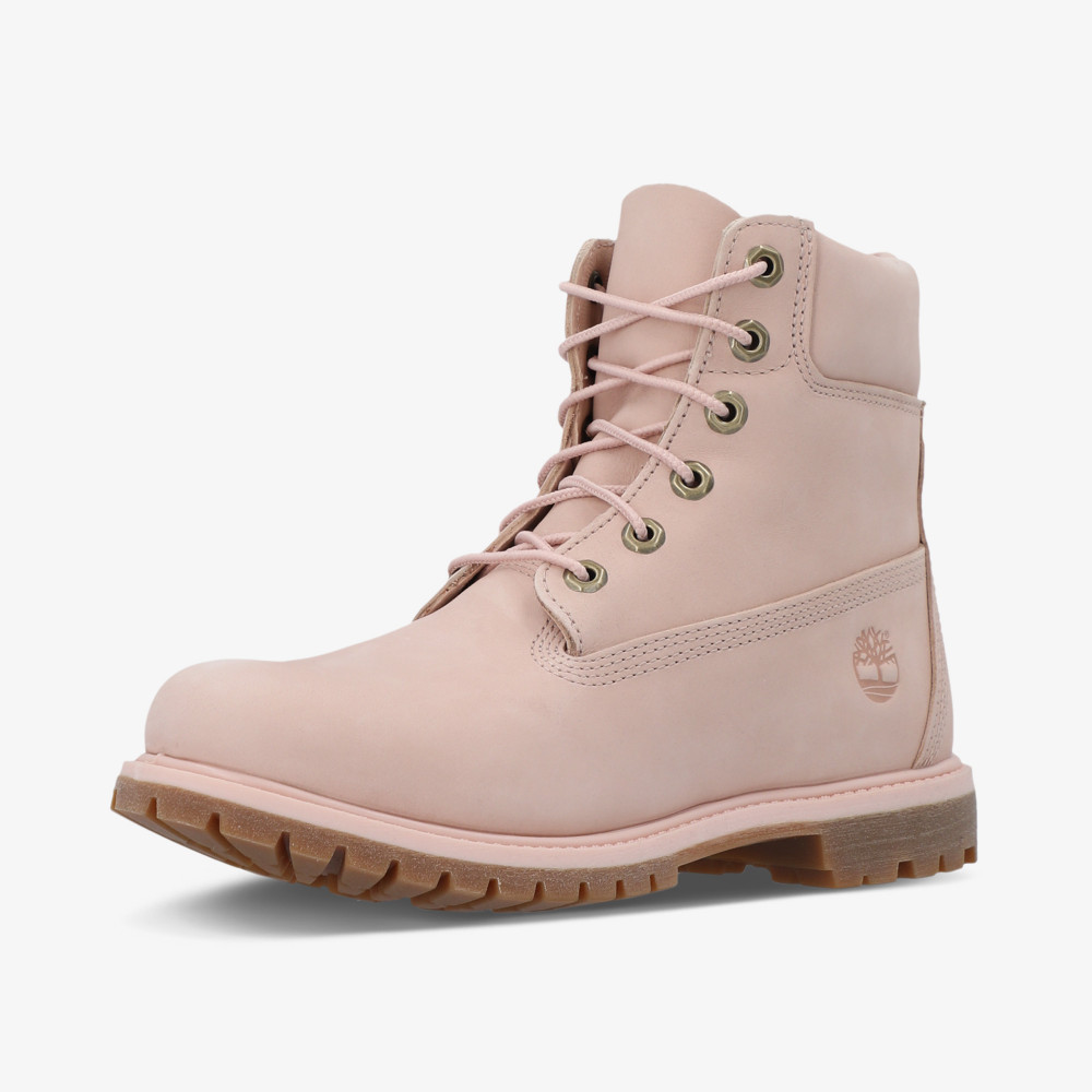 Pink timberlands hot sale with bow